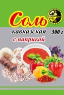 Соль Кавказская с паприкой Солнечный остров 300г